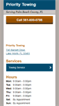 Mobile Screenshot of palmbeachcountytowingservice.com